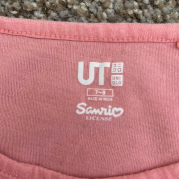 My Melody Uniqlo Girls Shirt - GC size 7-8 - Picture 3 of 5